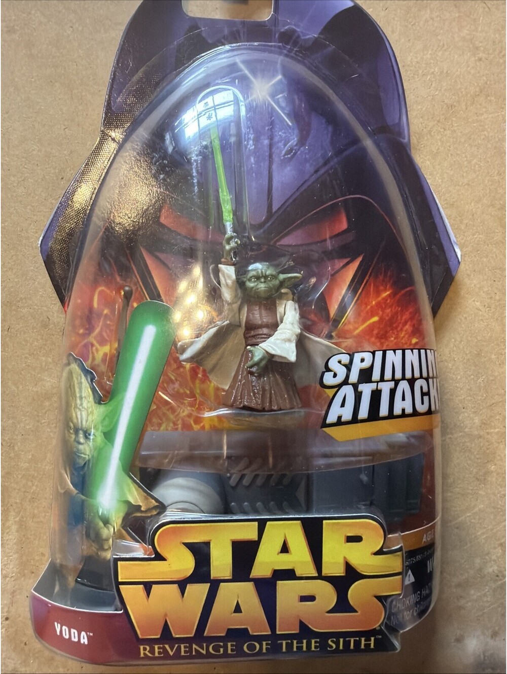 Star Wars Revenge Of The Sith Series Yoda Jedi Master ROTS D46 New Sealed